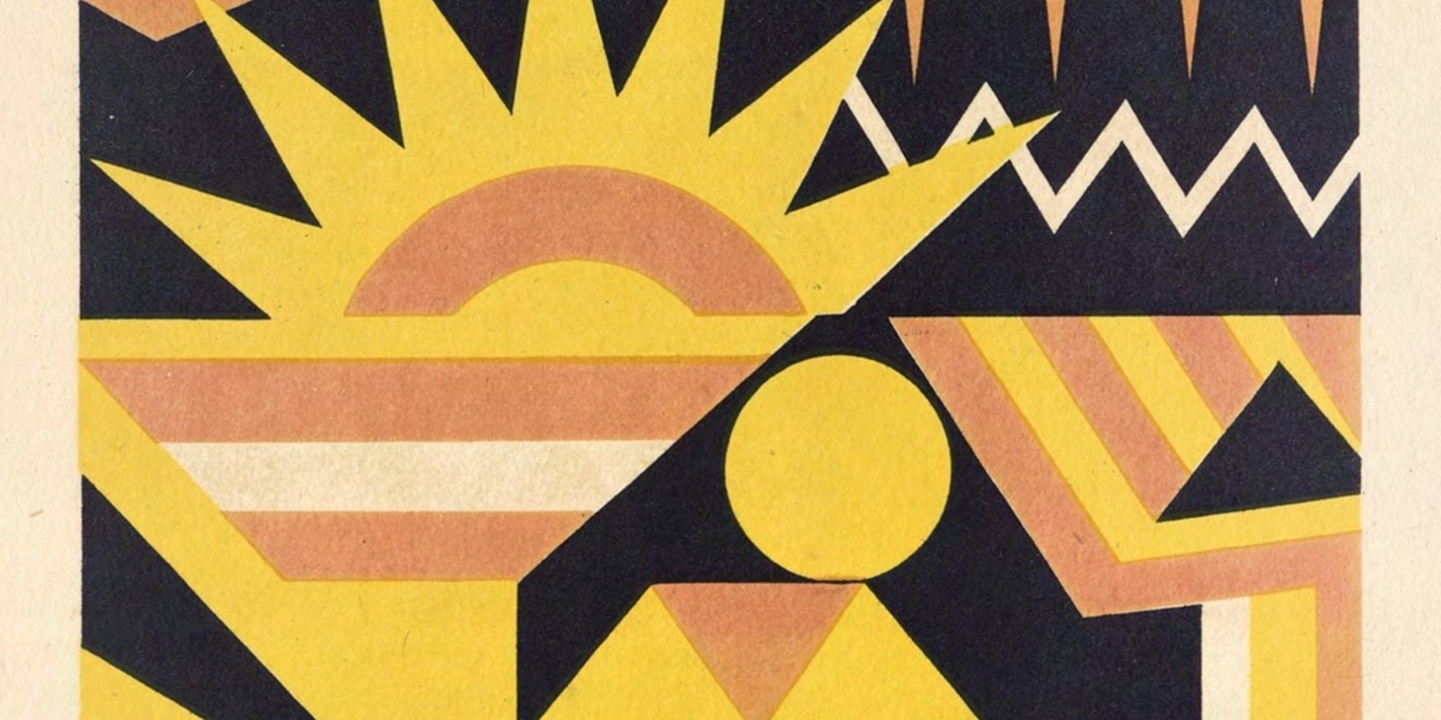 Sharp geometric abstract pattern